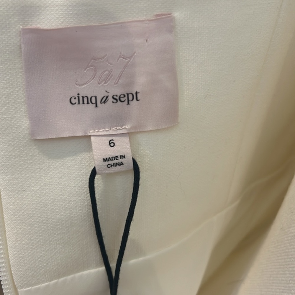 Cinq à Sept Salina Jolie Flounce Hem Sheath Dress - Picture 13 of 17